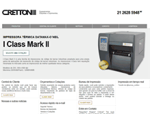 Tablet Screenshot of cretton.net